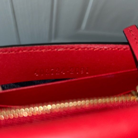 Authentic Gucci Beige GG Supreme Canvas Blooms Wallet On Chain - EUC - Picture 15 of 15